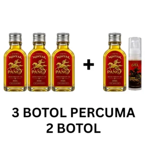 Pakej Maulana - 3 Botol + 1 Botol & 1 Gel